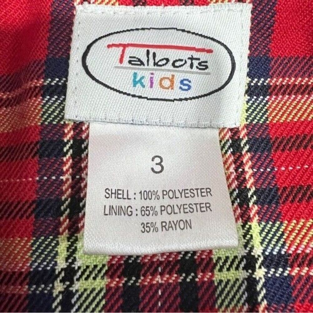 Talbots Kids Blue Quilted Button up Jacket Coat Size 3 - Picture 4 of 4